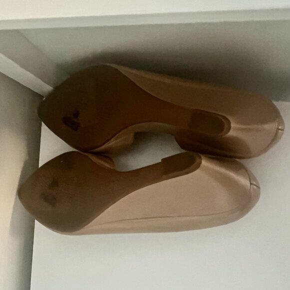 NEW Franco Sarto Felice Wedge D'Orsay Leather Pumps Heels Pointy Toe Shoe 4.5 - Picture 11 of 11